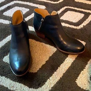 Lucky Brand Black Leather booties